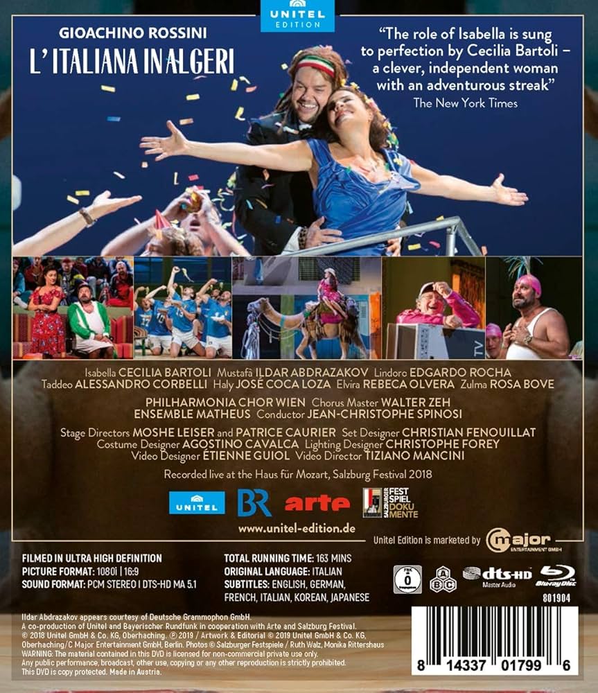 その他 Litaliana in Algeri [Blu-ray] d2ldlup Litaliana in Algeri [Blu-ray] d2ldlup